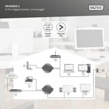 Digitus DN-80202-1, Interruptor/Conmutador 