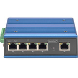 Digitus Switch industrial Gigabit PoE de 4 puertos, no gestionado, Interruptor/Conmutador 