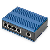 Digitus Switch industrial Gigabit PoE de 4 puertos, no gestionado, Interruptor/Conmutador 