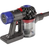 Dyson V8 Total Clean Azul, Plata Sin bolsa, Aspirador vertical gris, Secar, Ciclónico, Alfombra, Suelo duro, Tapicería, Sin bolsa, Azul, Plata, 0,54 L