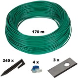 EINHELL 3414002 pieza y accesorio para cortacésped Kit de instalación de cable delimitador, Límites verde, Kit de instalación de cable delimitador, Einhell, FREELEXO, Negro, Verde, 170000 mm, 3,4 kg