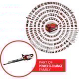 EINHELL GE-CH 36/65 Li-Solo 4 kg, Cortasetos rojo/Negro, Batería, 4 kg, 230 mm, 1172 mm, 203 mm, 231 mm
