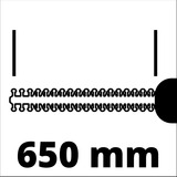 EINHELL GE-CH 36/65 Li-Solo 4 kg, Cortasetos rojo/Negro, Batería, 4 kg, 230 mm, 1172 mm, 203 mm, 231 mm