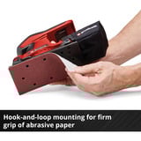 EINHELL Lijadora orbital Power X-Change TC-OS 18/187 Li-Solo, 18Volt rojo/Negro