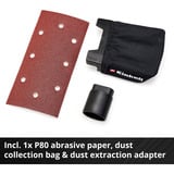 EINHELL Lijadora orbital Power X-Change TC-OS 18/187 Li-Solo, 18Volt rojo/Negro