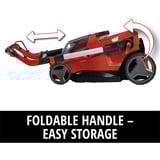 EINHELL Professional Akku-Rasenmäher RASARRO 36/42, 36Volt (2x18V), Cortacésped rojo/Negro