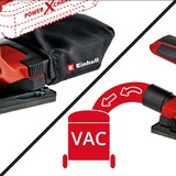 EINHELL TC-OS 18/187 Li-Solo, Lijadora orbital rojo/Negro