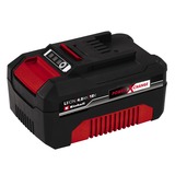 Einhell 2x 4,0Ah & Twincharger Kit, Conjunto negro/Rojo