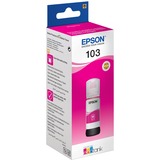 Epson 103 EcoTank Magenta ink bottle (WE), Tinta Magenta, Epson, Epson L5190 / L3156 / L3151 / L3150 / EcoTank L3110, 65 ml, Inyección de tinta, Indonesia