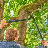 GARDENA Tijeras para ramas EnergyCut Pro L de yunque, Tijeras de podar gris/Turquesa