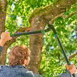 GARDENA Tijeras para ramas EnergyCut Pro L de yunque, Tijeras de podar gris/Turquesa