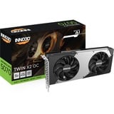 INNO3D I3D 12GB D7 RTX 5070 TWIN X2 OC, Tarjeta gráfica negro