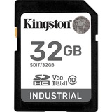 Kingston Industrial 32 GB SDHC, Tarjeta de memoria negro
