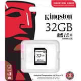 Kingston Industrial 32 GB SDHC, Tarjeta de memoria negro