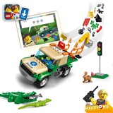 LEGO City 60353 Misiones de Rescate de Animales Salvajes, Juguete Interactivo y Digital, Juegos de construcción Juguete Interactivo y Digital, Juego de construcción, 6 año(s), Plástico, 246 pieza(s), 427 g