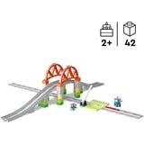 LEGO DUPLO Set de Expansión: Puente y Vías Ferroviarias, Juegos de construcción Juego de construcción, 2 año(s), Plástico, 42 pieza(s), 1,31 kg