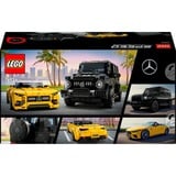 LEGO Speed Champions Mercedes-AMG G 63 y Mercedes-AMG SL 63, Juegos de construcción Juego de construcción, 10 año(s), Plástico, 808 pieza(s), 916 g