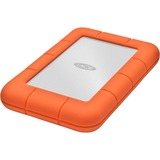 LaCie Rugged Mini disco duro externo 1000 GB Naranja, Plata, Unidad de disco duro plateado/Naranja, 1000 GB, 2.5", 3.2 Gen 1 (3.1 Gen 1), 5400 RPM, Naranja, Plata