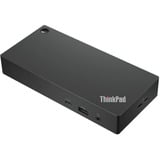 Lenovo ThinkPad USB-C Dock reacondicionado, Estación de acoplamiento negro