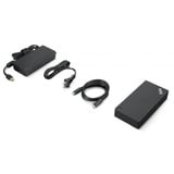 Lenovo ThinkPad USB-C Dock reacondicionado, Estación de acoplamiento negro
