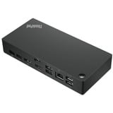 Lenovo ThinkPad Universal USB-C Dock reacondicionado, Estación de acoplamiento negro