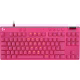 Logitech 920-013248, Teclado para gaming rosa neón