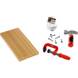 MGA Entertainment Little Tikes Creative Construction - Set de martillo y clavos, Herramientas para niños 