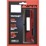 Patriot Viper Elite PVE2416G360C0K módulo de memoria 16 GB 2 x 8 GB DDR4 3600 MHz, Memoria RAM rojo/Negro, 16 GB, 2 x 8 GB, DDR4, 3600 MHz, 288-pin DIMM