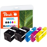 Peach PI300-768 cartucho de tinta 5 pieza(s) Compatible Alto rendimiento (XL) Negro, Cian, Magenta, Amarillo Alto rendimiento (XL), 28 ml, 12 ml, 1120 páginas, 5 pieza(s), Multipack