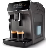 Philips 2200 series Cafeteras espresso completamente automáticas con 2 bebidas, Superautomática gris oscuro, Máquina espresso, 1,8 L, Granos de café, Molinillo integrado, 1500 W, Antracita