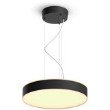 Philips Hue Colgante Enrave, Luz de LED negro, Philips Hue White ambiance Colgante Enrave, Luz de suspensión inteligente, Bluetooth, Negro, LED, Metal, Bombilla(s) no reemplazable(s)