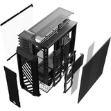 RAIJINTEK 0R20B00237, Caja de torre grande negro/negro (mate)