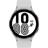 SAMSUNG Galaxy Watch4 3,56 cm (1.4") Super AMOLED 44 mm Plata GPS (satélite), SmartWatch plateado, 3,56 cm (1.4"), Super AMOLED, Pantalla táctil, 16 GB, GPS (satélite), 30,3 g