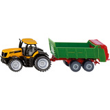 SIKU BLISTER JCB con esparcidor universal Strautmann, Automóvil de construcción 