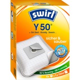 Swirl Y50 Bolsa para el polvo, Bolsas de aspiradora Bolsa para el polvo, Blanco, Dirt Devil, Progress, Samsung, 4 pieza(s)