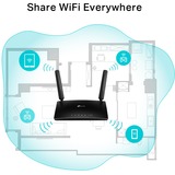 TP-Link TL-MR6500v, Router negro