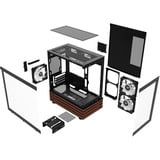 Thermaltake CA-1Z4-00M1WN-WS, Cajas de torre negro/Madera