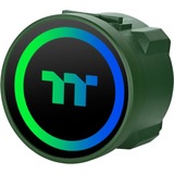 Thermaltake CL-W319-PL12RG-A sistema de refrigeración para ordenador Procesador Sistema de refrigeración líquida todo en uno 12 cm Verde 1 pieza(s), Refrigeración por agua verde, Sistema de refrigeración líquida todo en uno, 12 cm, 500 RPM, 2000 RPM, 22,3 dB, Verde