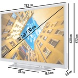 Toshiba 32WK3C64DAY, Televisor LED negro