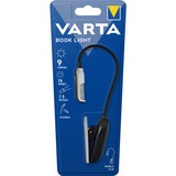 VARTA 16618 Negro, Plata Linterna de clip LED, Luz de LED Linterna de clip, Negro, Plata, Plástico, LED, 1 lámpara(s), 9 lm