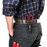 Wiha Tijeras para electricista negro/Rojo