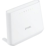Zyxel DX3301-T0 router inalámbrico Gigabit Ethernet Doble banda (2,4 GHz / 5 GHz) Blanco Wi-Fi 6 (802.11ax), Doble banda (2,4 GHz / 5 GHz), Ethernet, ADSL, Blanco, Router de sobremesa