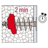 fischer Taco para aislamiento FID II Plus 80mm, Pasador blanco
