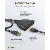 goobay 58487, Conmutador HDMI negro