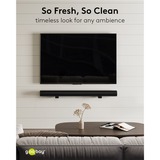 goobay Soporte de pared universal para barra de sonido negro