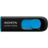 ADATA UV128 512 GB, Lápiz USB negro/Azul