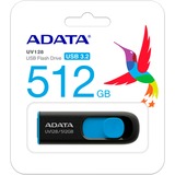 ADATA UV128 512 GB, Lápiz USB negro/Azul