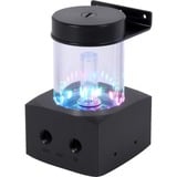 Alphacool Core 100 Aurora depósito Acetal/Acrílico con bomba VPP Apex negro