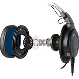 Audio-Technica ATH-G1, Auriculares para gaming negro/Azul