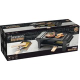 Bestron ARG150BW, Raclette negro/Madera